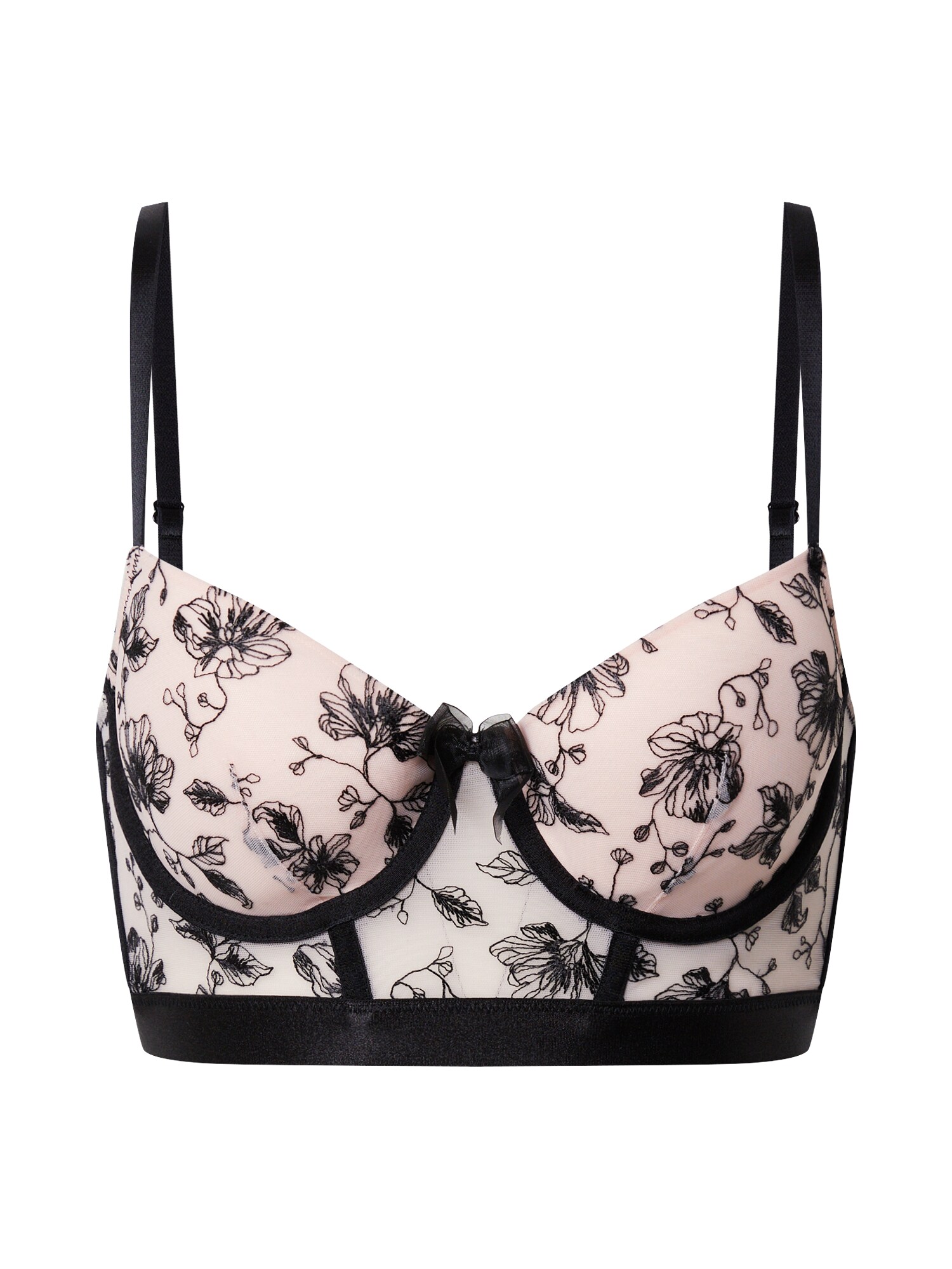 Hunkemöller Liemenėlė 'Jenn'  rožių spalva / juoda