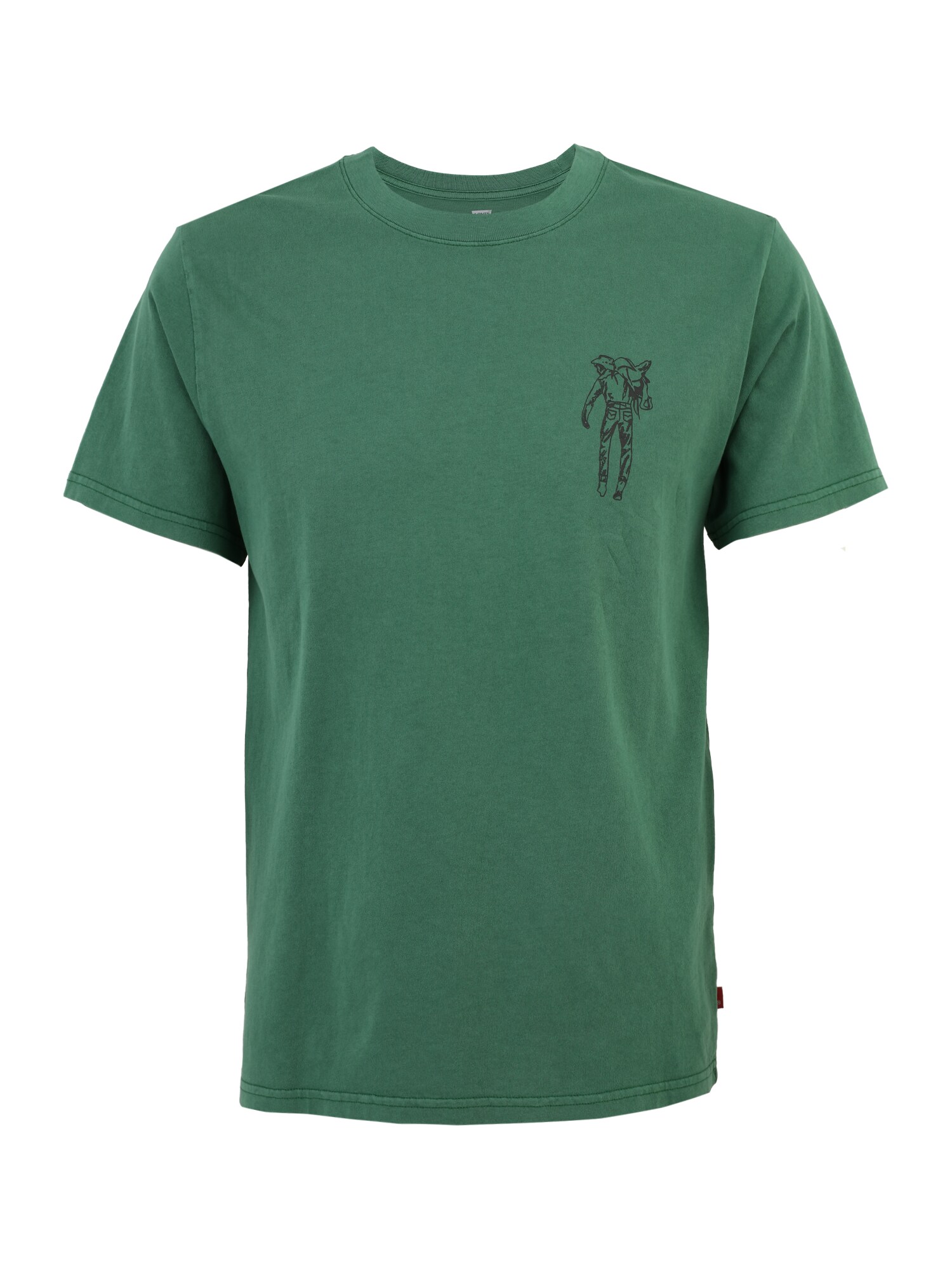LEVIS ® Tricou  verde / negru