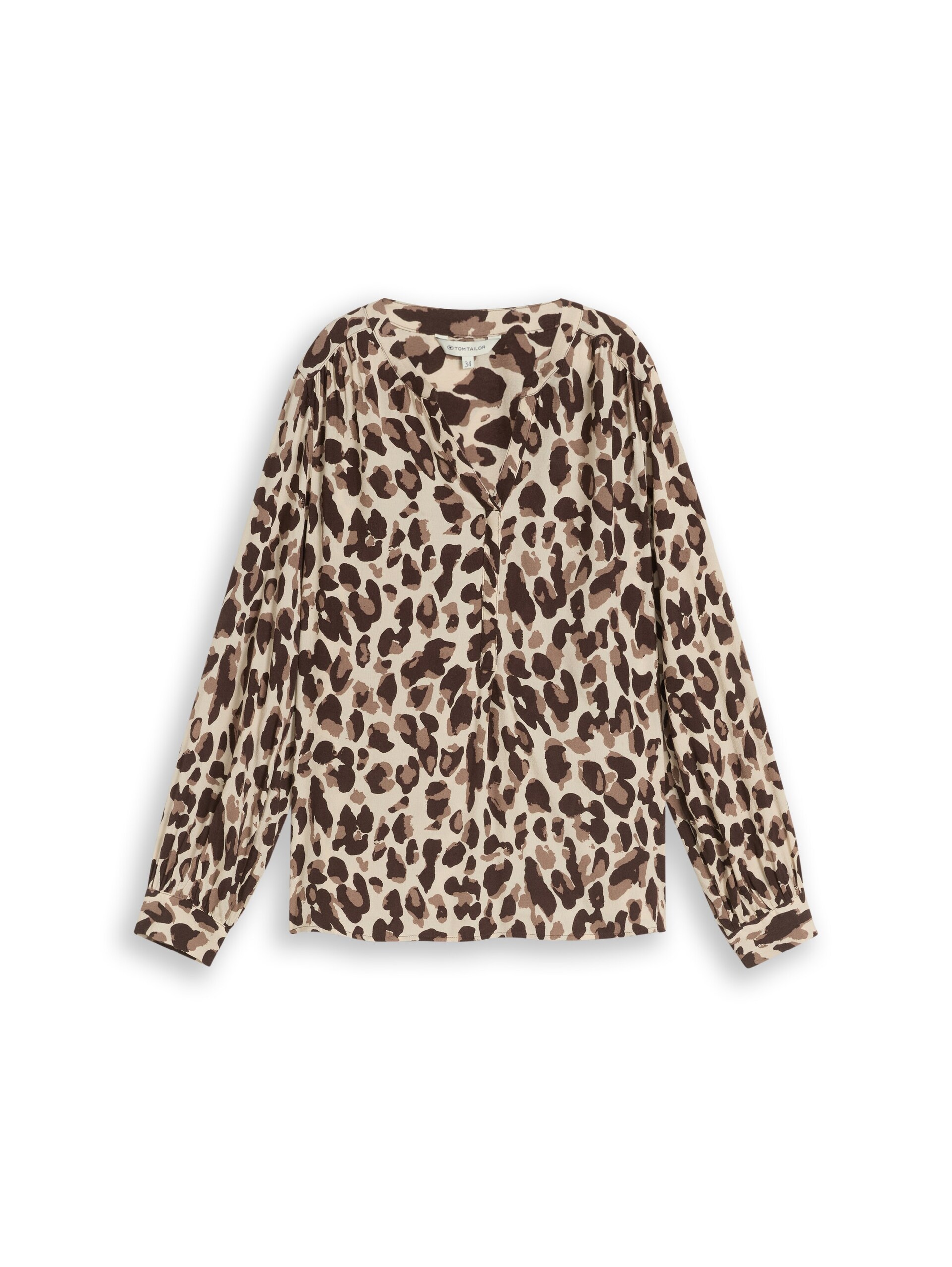 TOM TAILOR Blus beige / brun dam