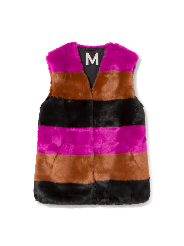 Lola Casademunt Weste Damen Größe S braun / fuchsia / schwarz