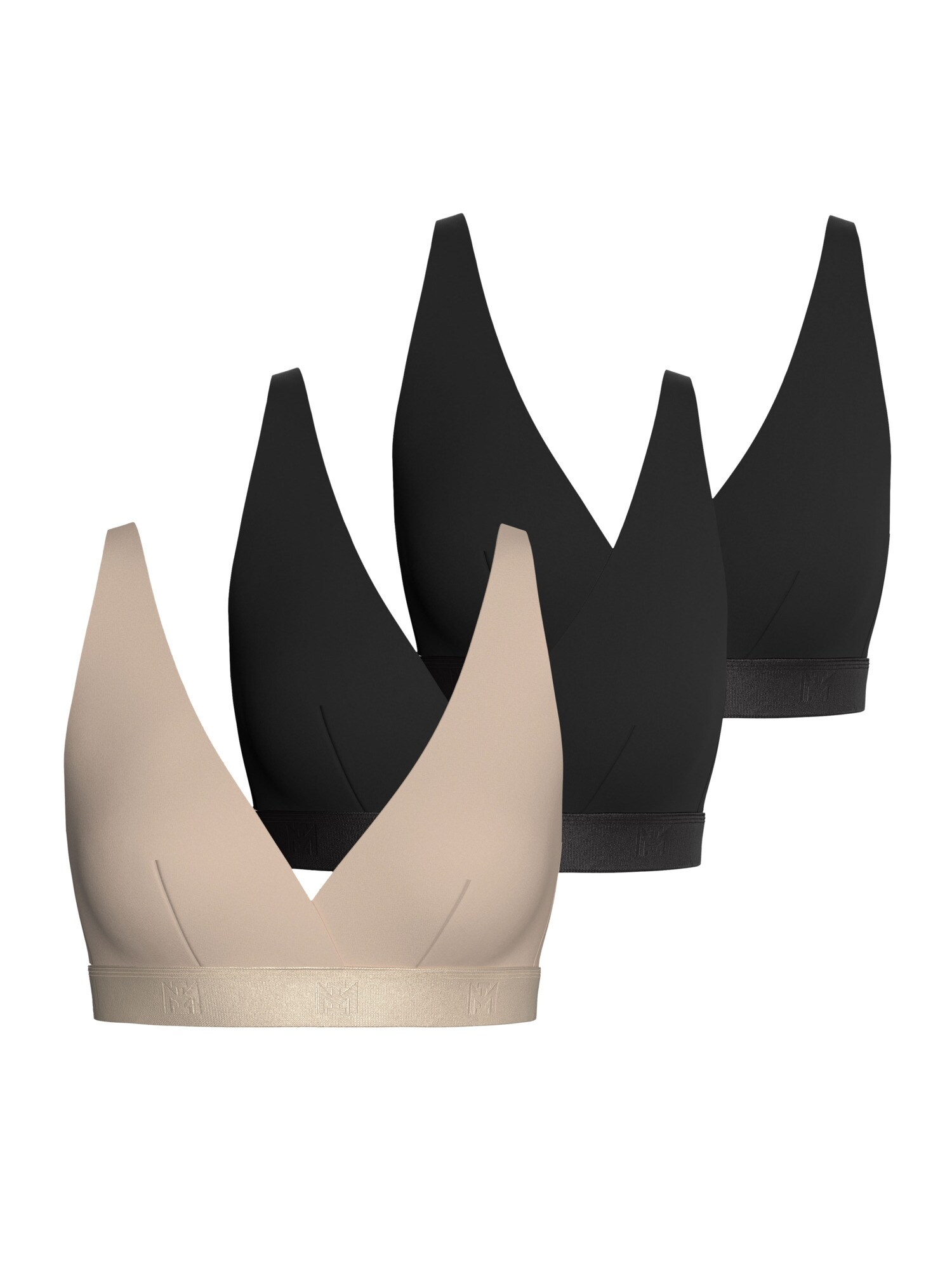 IMPETUS Sujetador  beige / negro