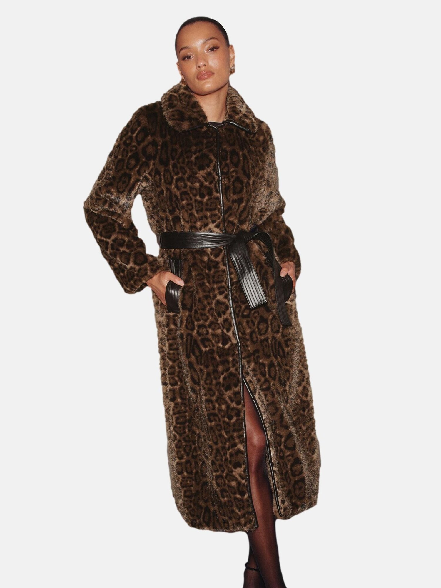 Lipsy Palton de primăvară-toamnă  bej / maro