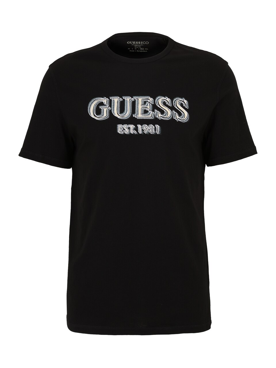 T-shirt rökblå / ljusgrå / svart