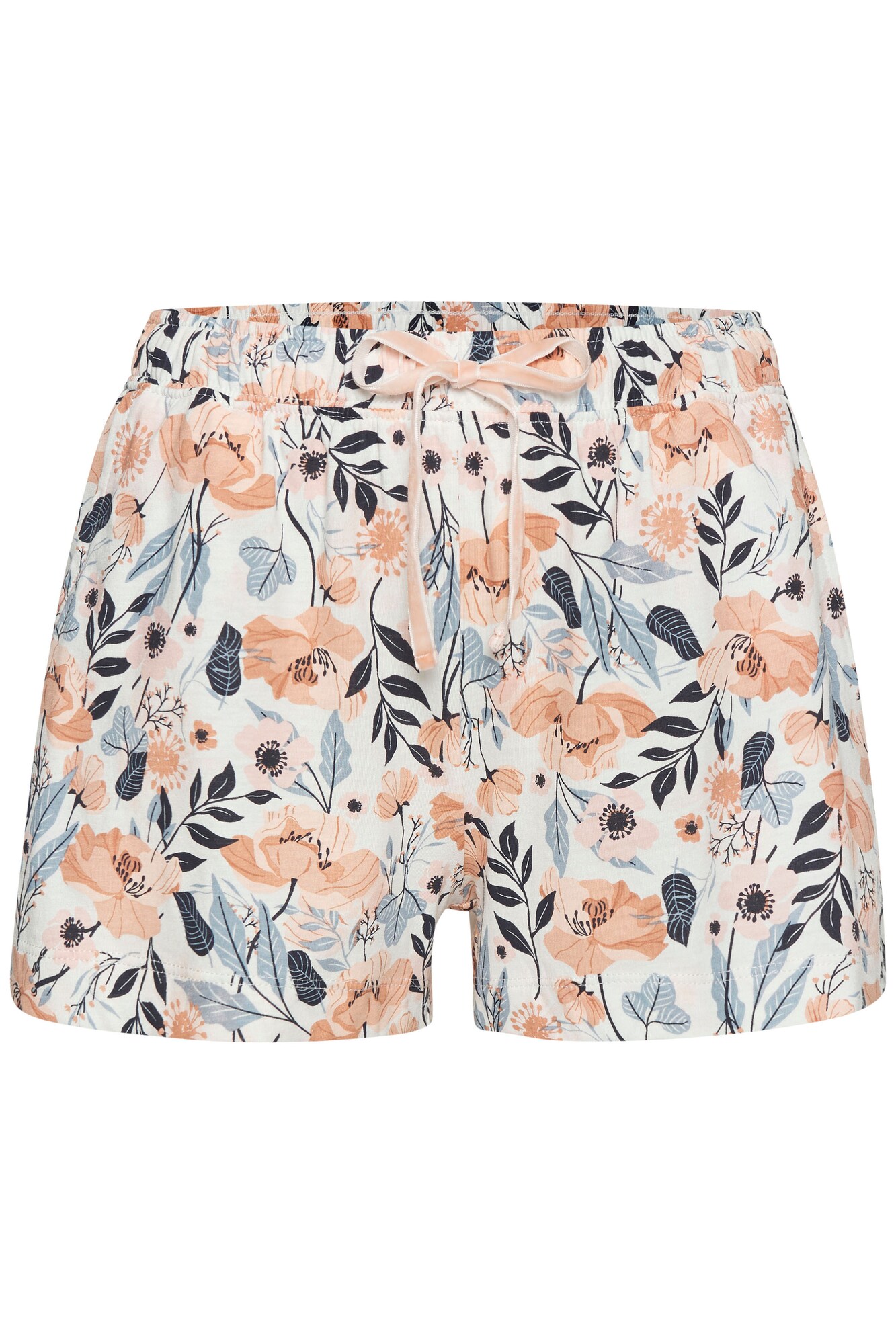 VIVANCE Pantaloni de pijama  albastru marin / albastru porumbel / portocaliu deschis / alb