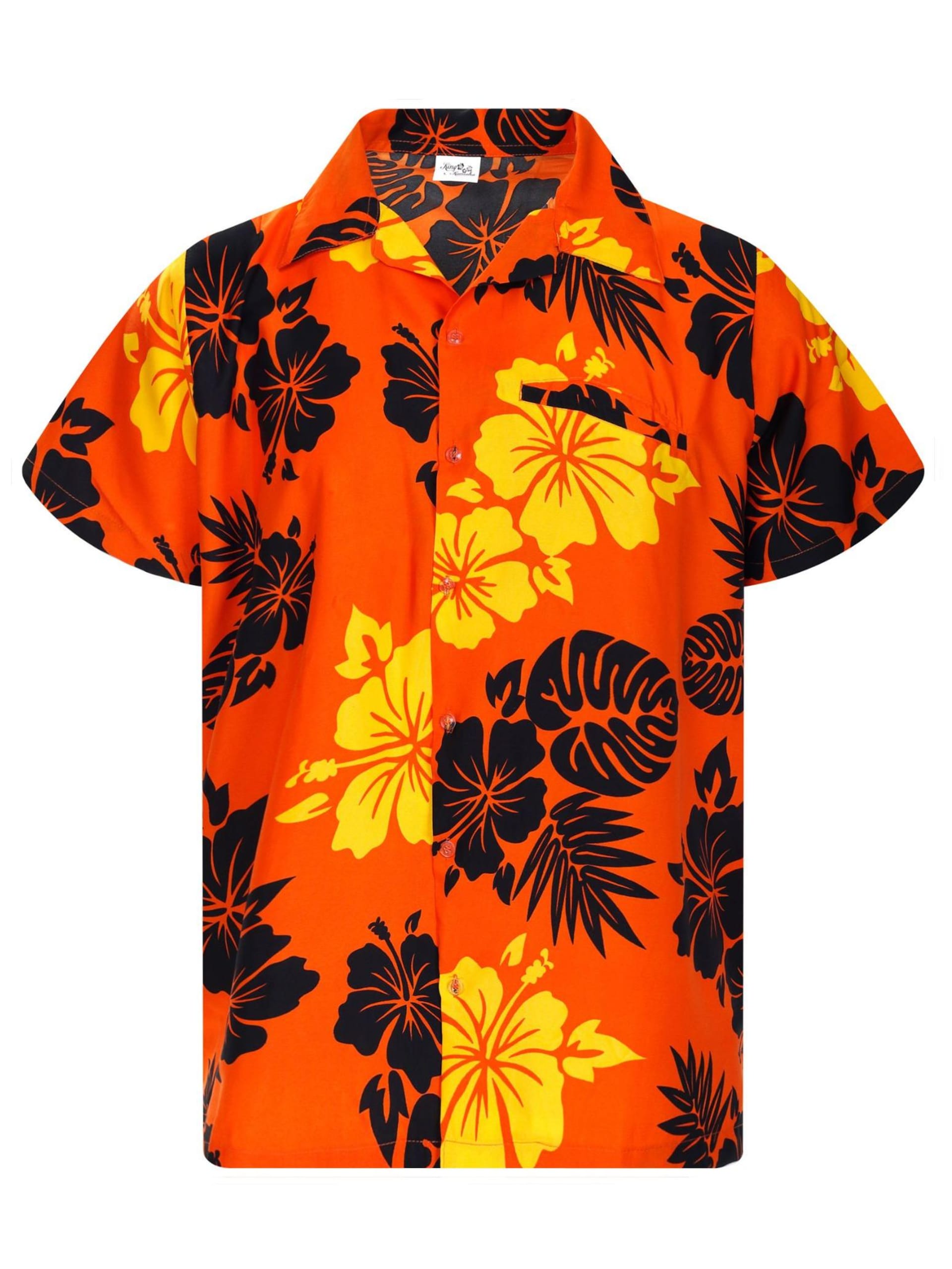 King Kameha T-shirt 'Mono Hibiscus' herr