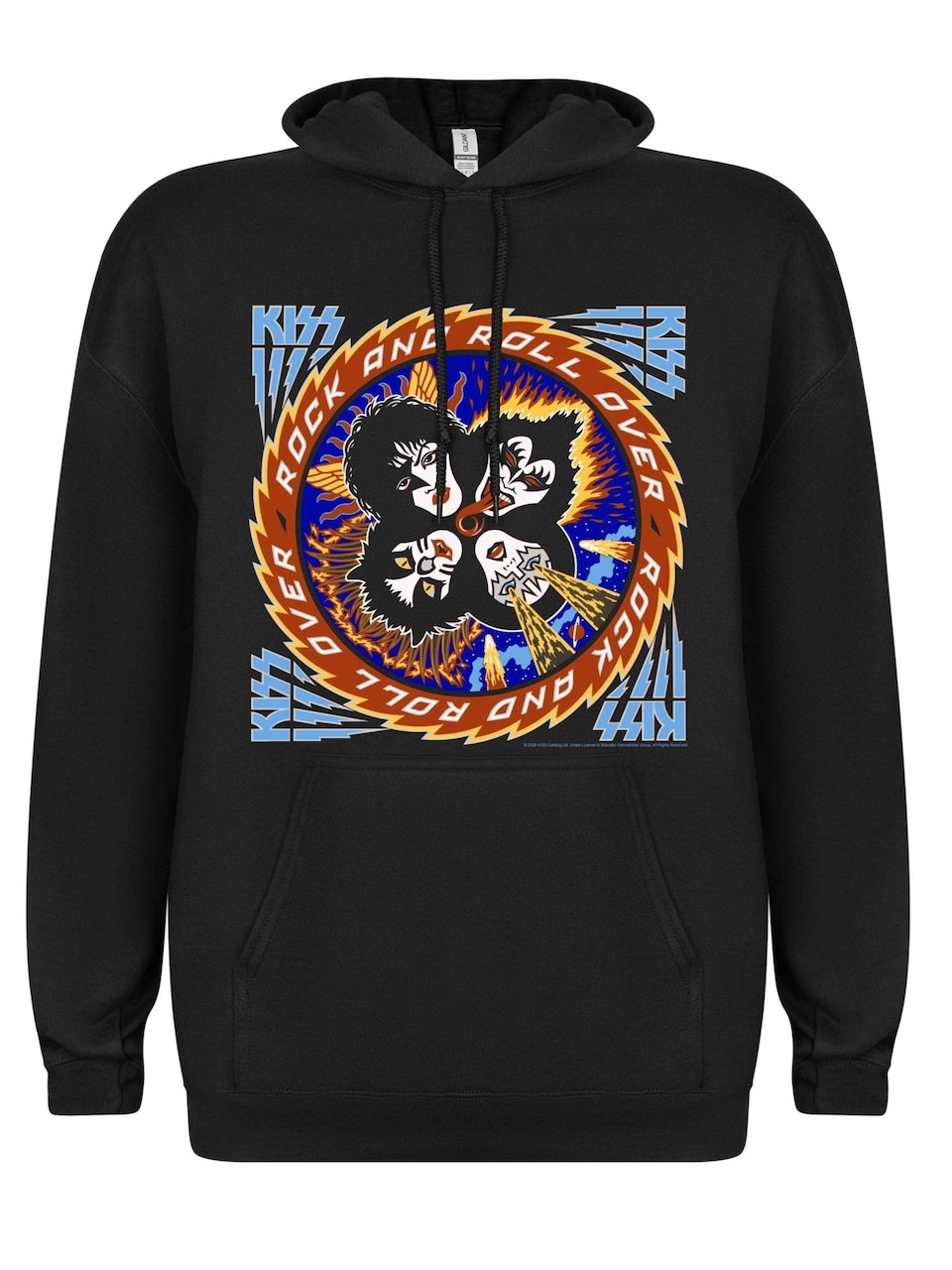 Sweatshirt 'Kiss Rock And Roll Over Hoodie'