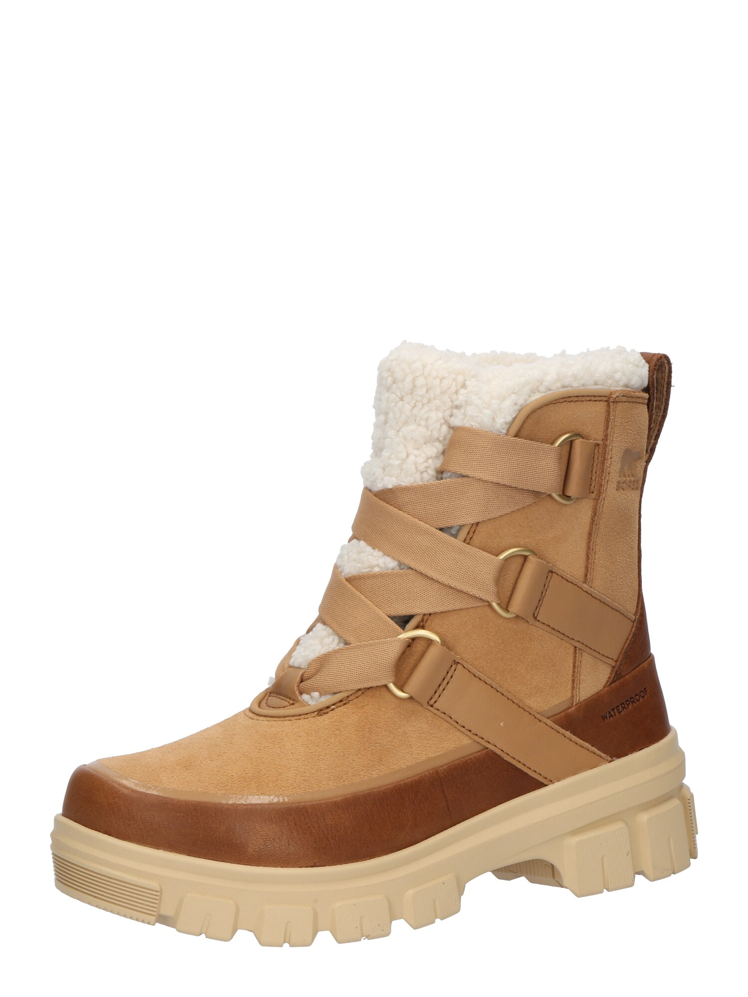 SOREL Boots 'TORINO V RESORT'  brun / cognac / uldhvid