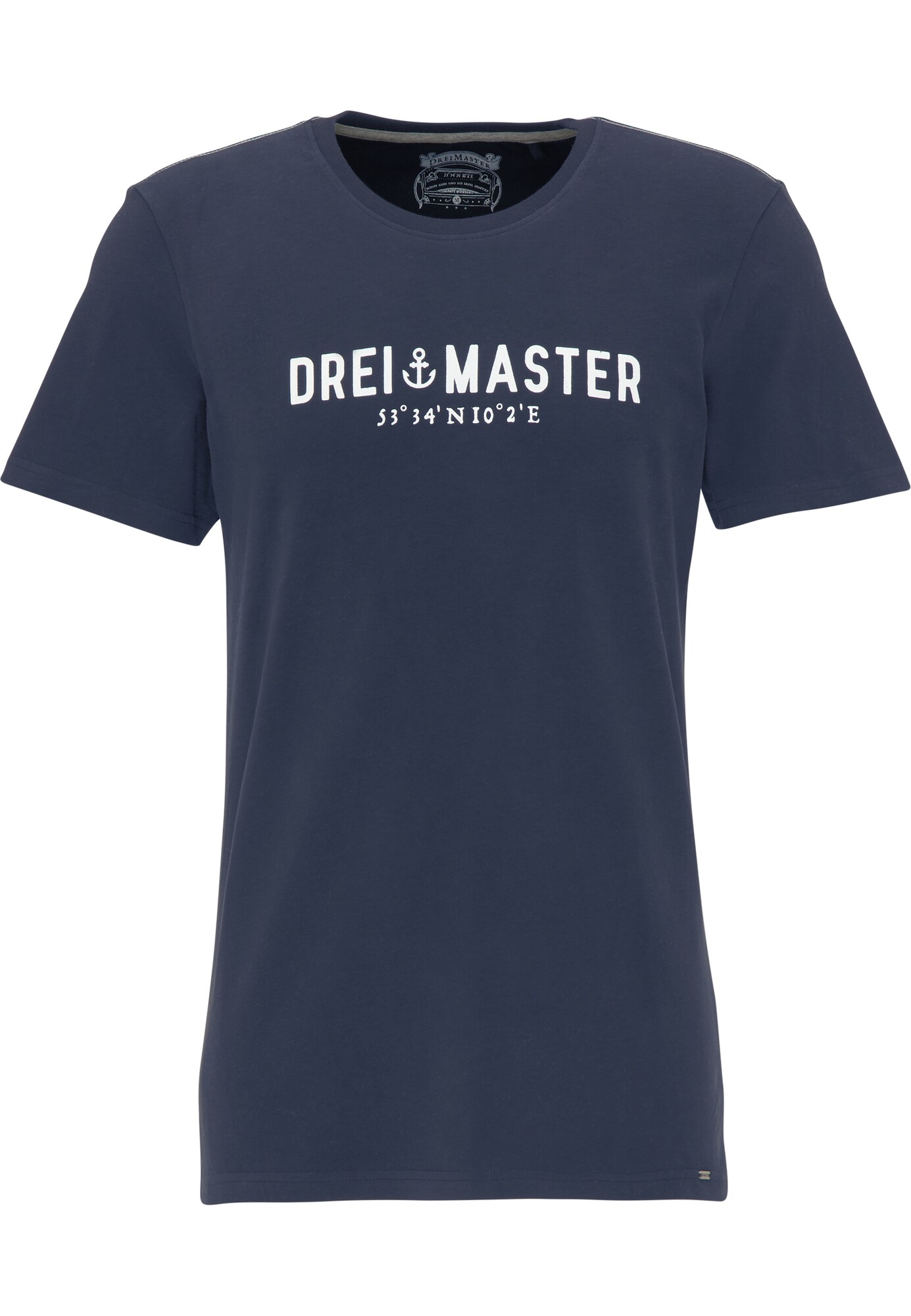DreiMaster Vintage Marškinėliai  tamsiai mėlyna / balta