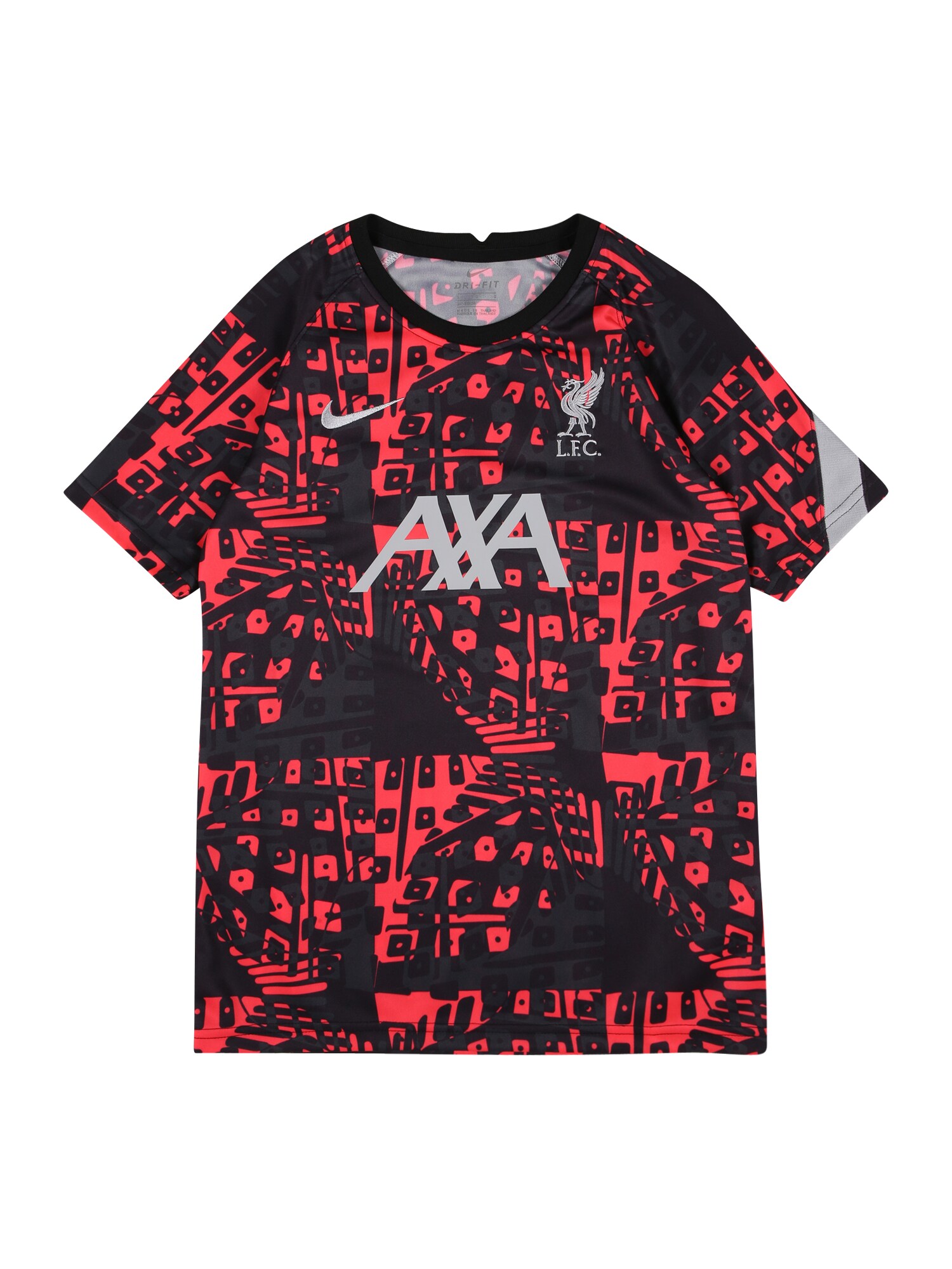 NIKE Sportiniai marškinėliai 'Liverpool FC'  juoda / raudona / pilka