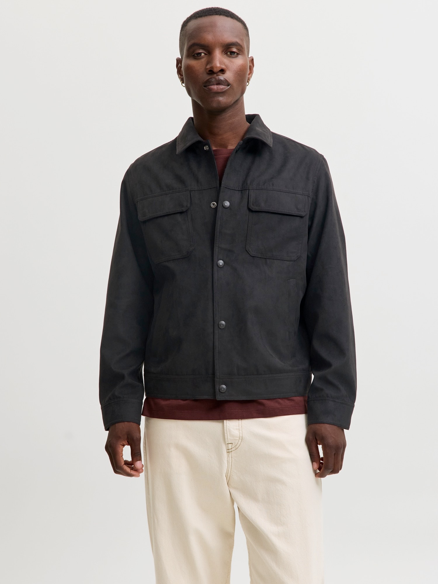 Jack & Jones Premium Geacă de primăvară-toamnă JPRBLAWAYNE negru