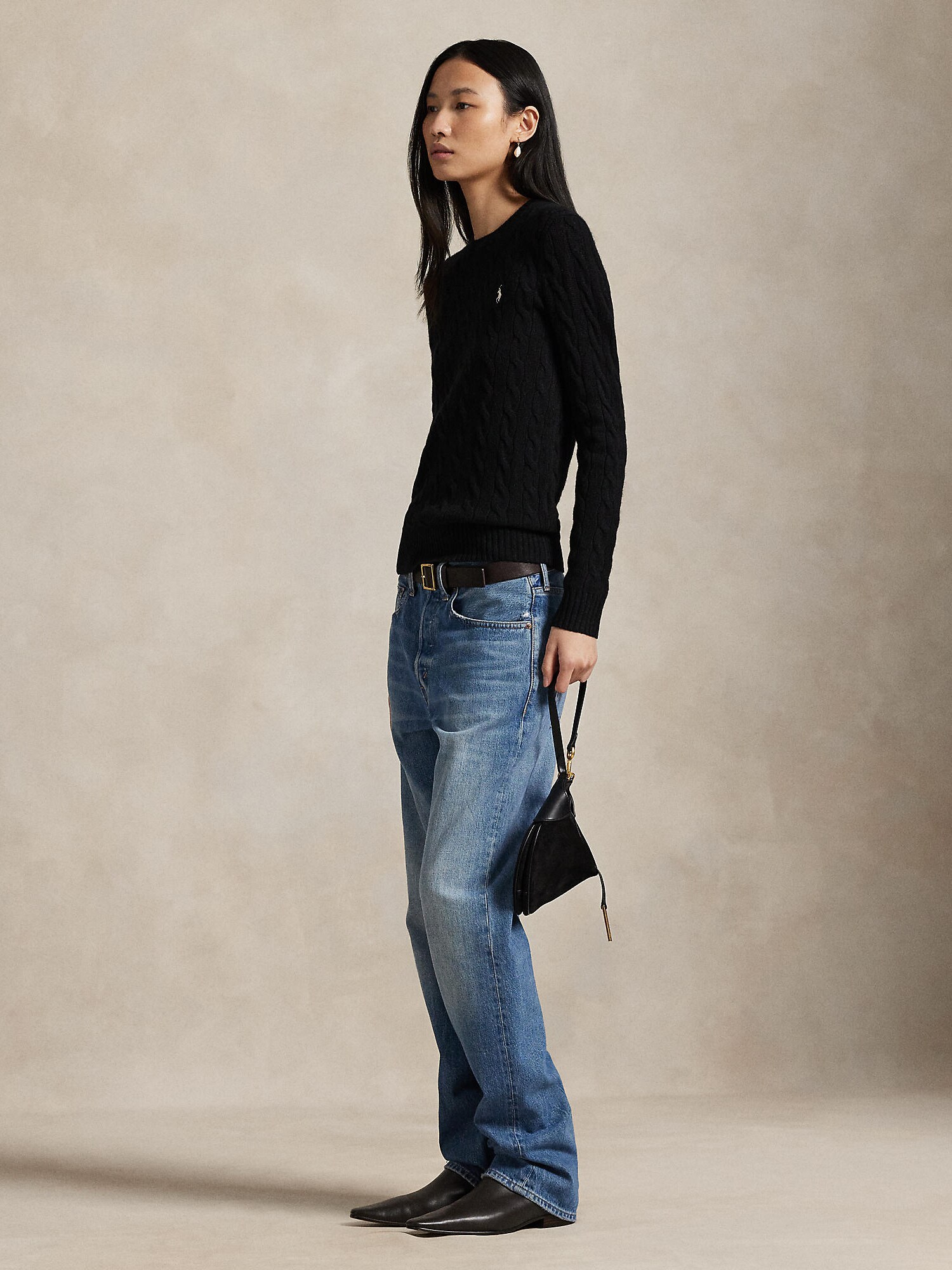 Polo Ralph Lauren Jersey negro / blanco – imagen 8