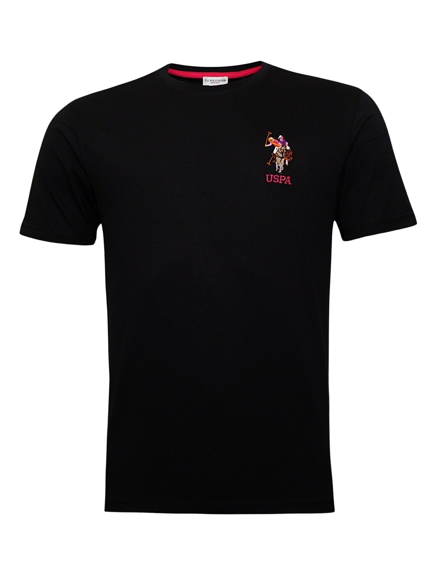 U.S. POLO ASSN. Tricou  sângeriu / negru / alb natural