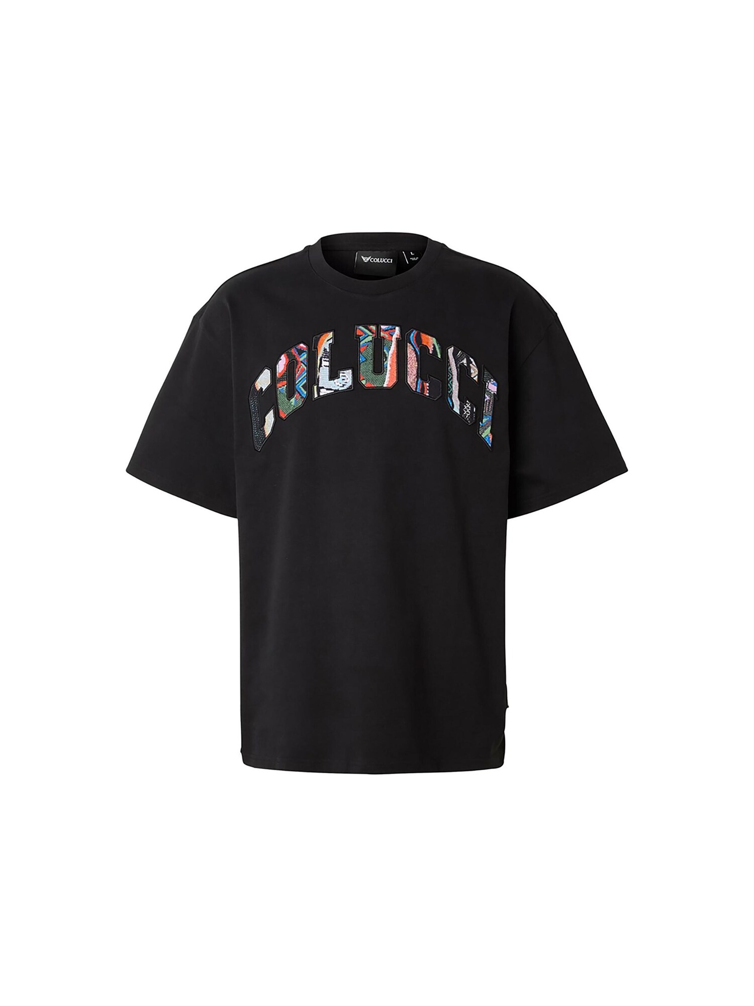 Colucci Camiseta 'College Logo'  mezcla de colores / negro