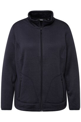 Ulla Popken Fleece jas Marine