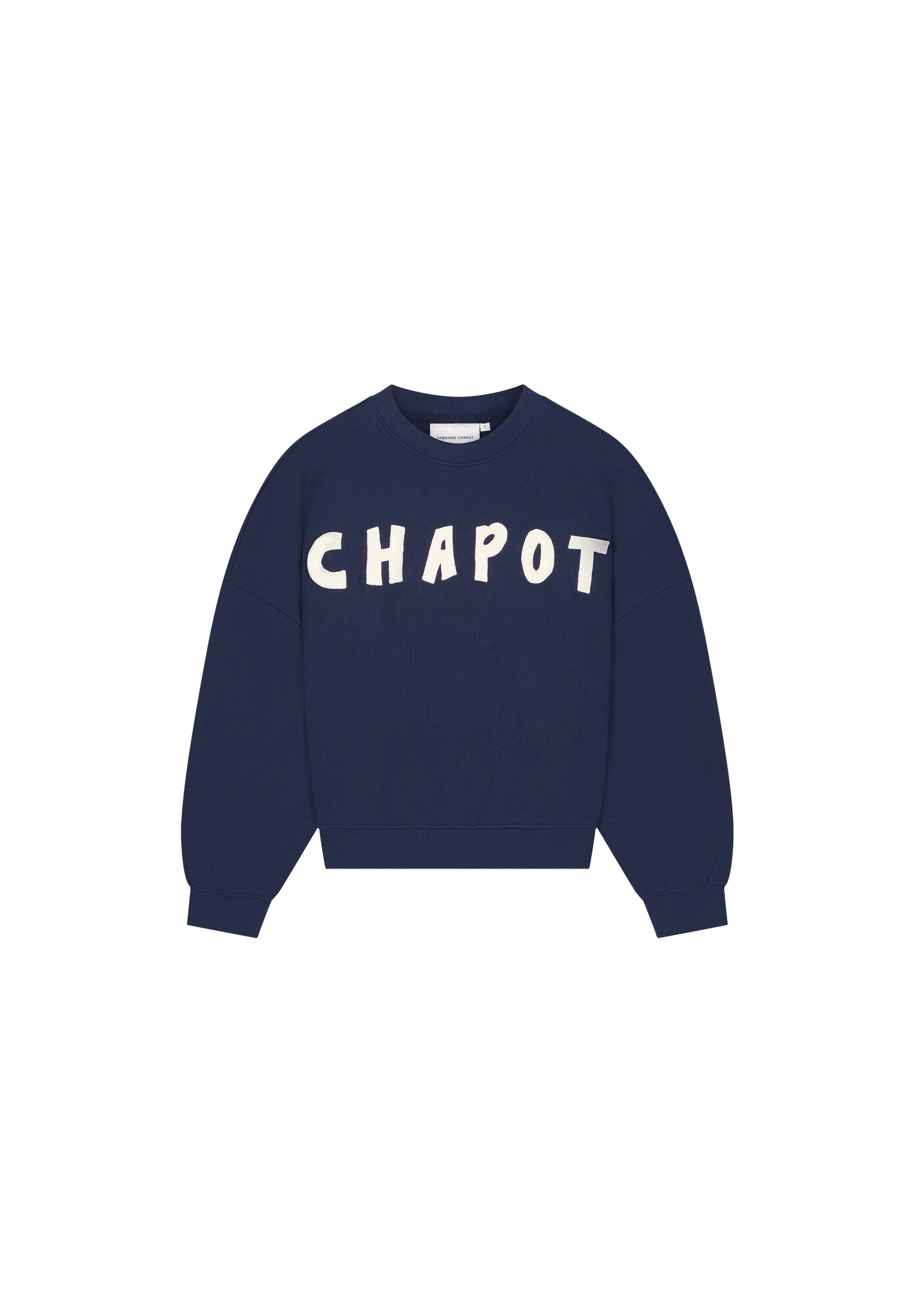 Fabienne Chapot Sweatshirt Navy / Wit