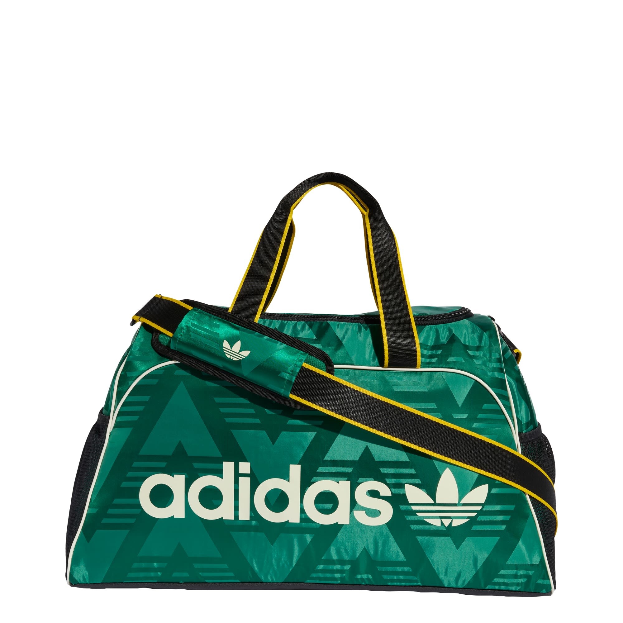 ADIDAS ORIGINALS Bolsa de viaje 'LARGE FOOTBALL'  esmeralda / verde oscuro / negro / offwhite