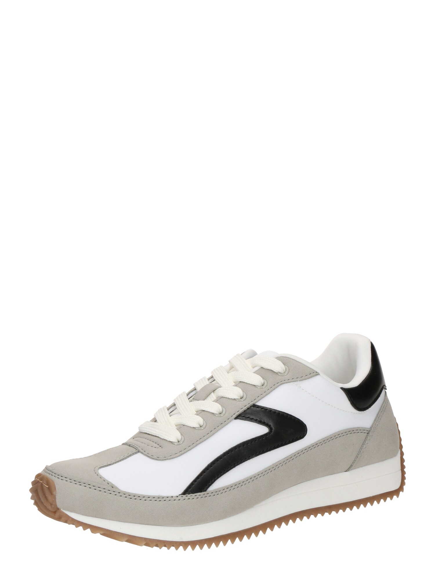 STEVE MADDEN Sneaker low Nellaa  gri taupe / negru / alb