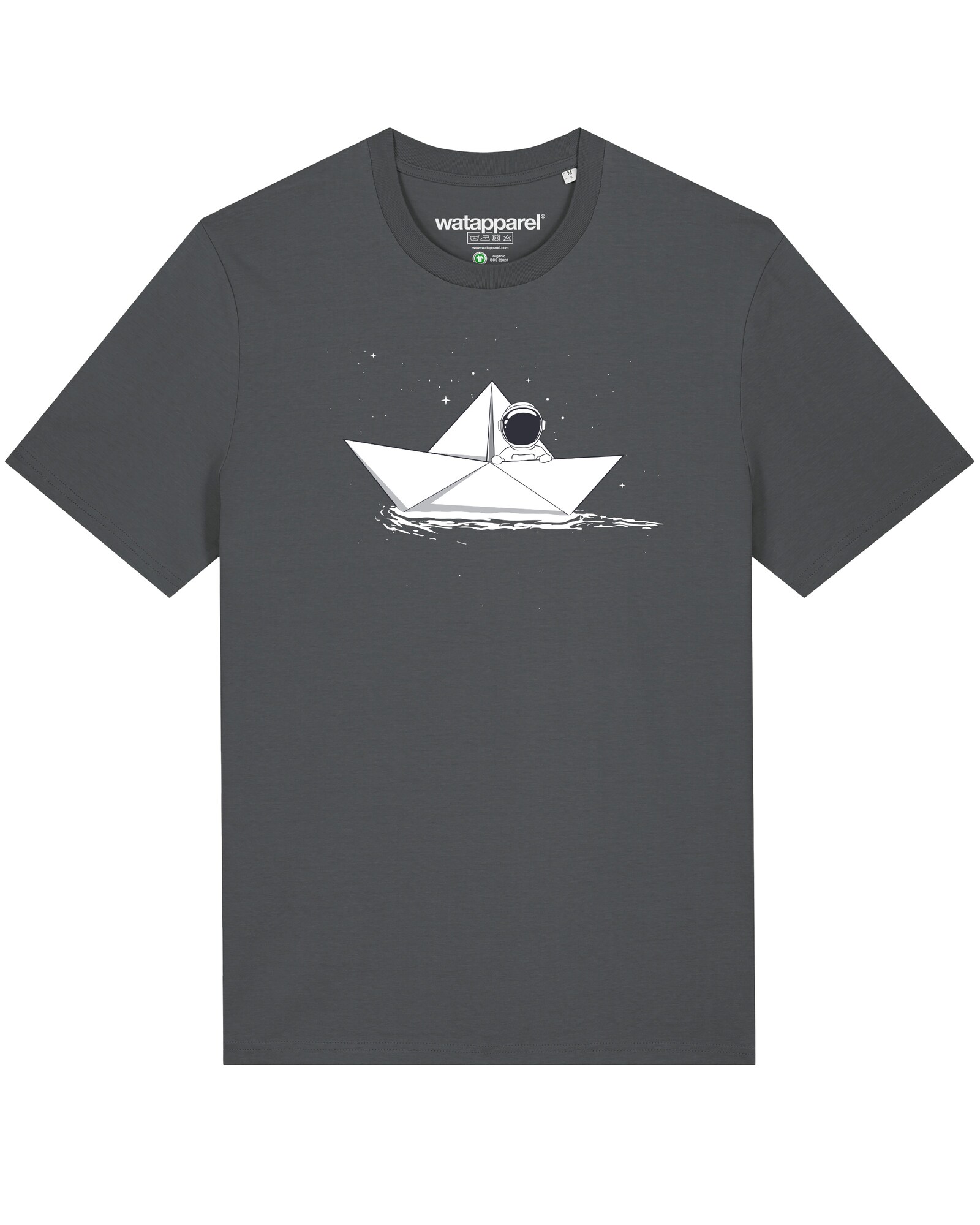 Thumbnail - Shirt 'Astronaut in paper boat'
