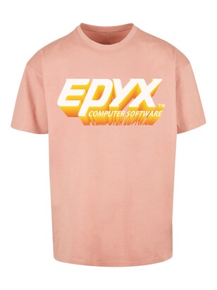 F4NT4STIC Shirt ‘EPYX Logo 3D’ Geel / Oranje / Abrikoos / Wit