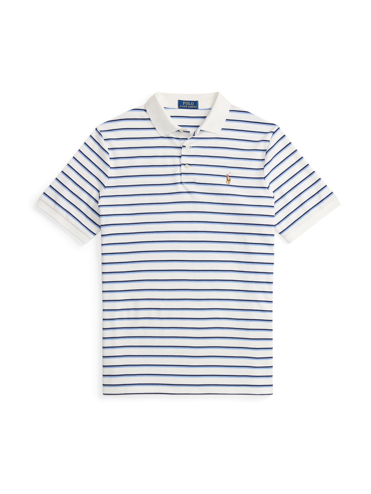 Polo Ralph Lauren Tricou  bleumarin / albastru regal / ciocolatiu / alb