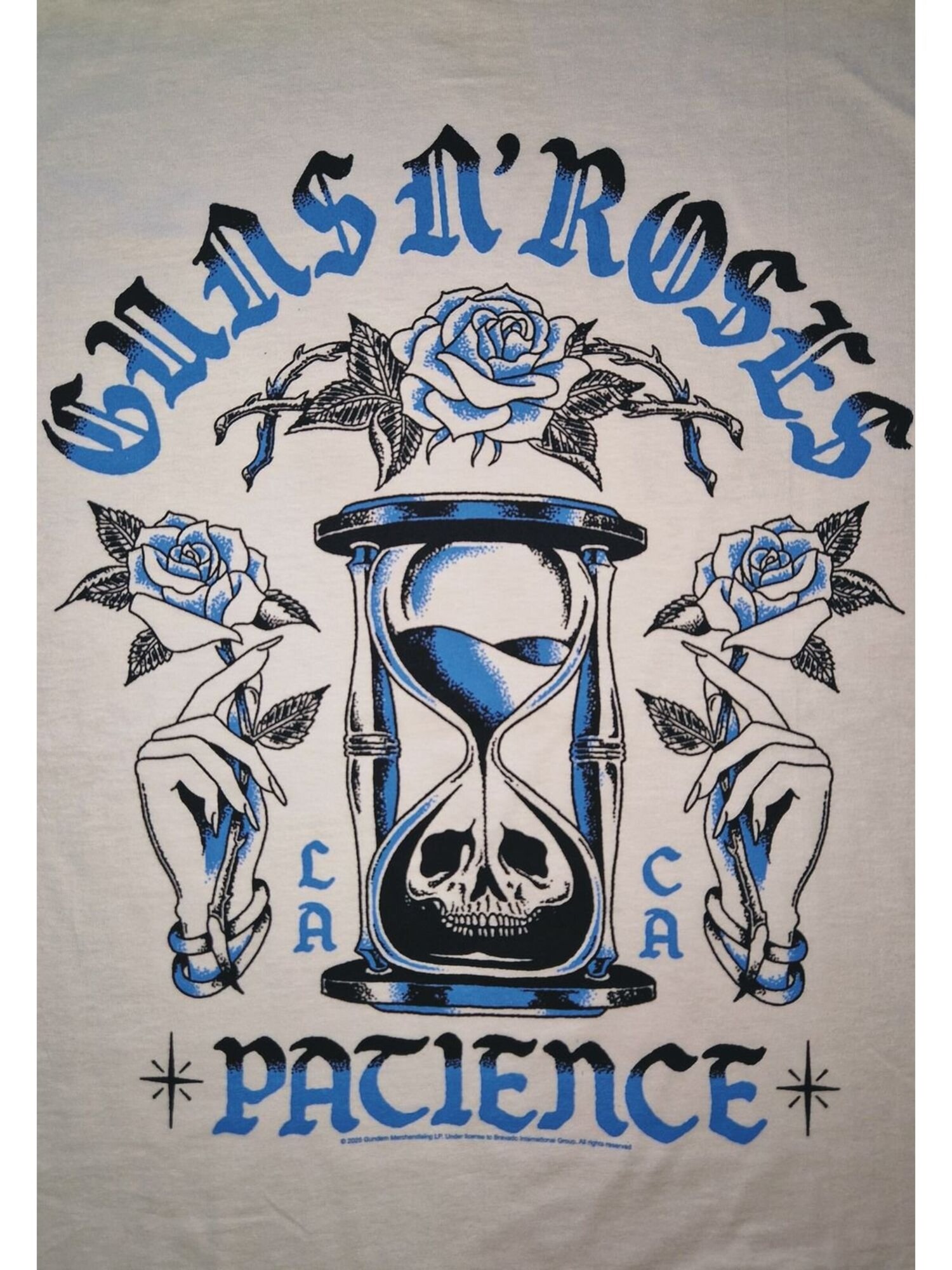 GUNS N' ROSES Camiseta 'Guns N´ Roses Hour Glass T-Shirt' blanco – imagen 3