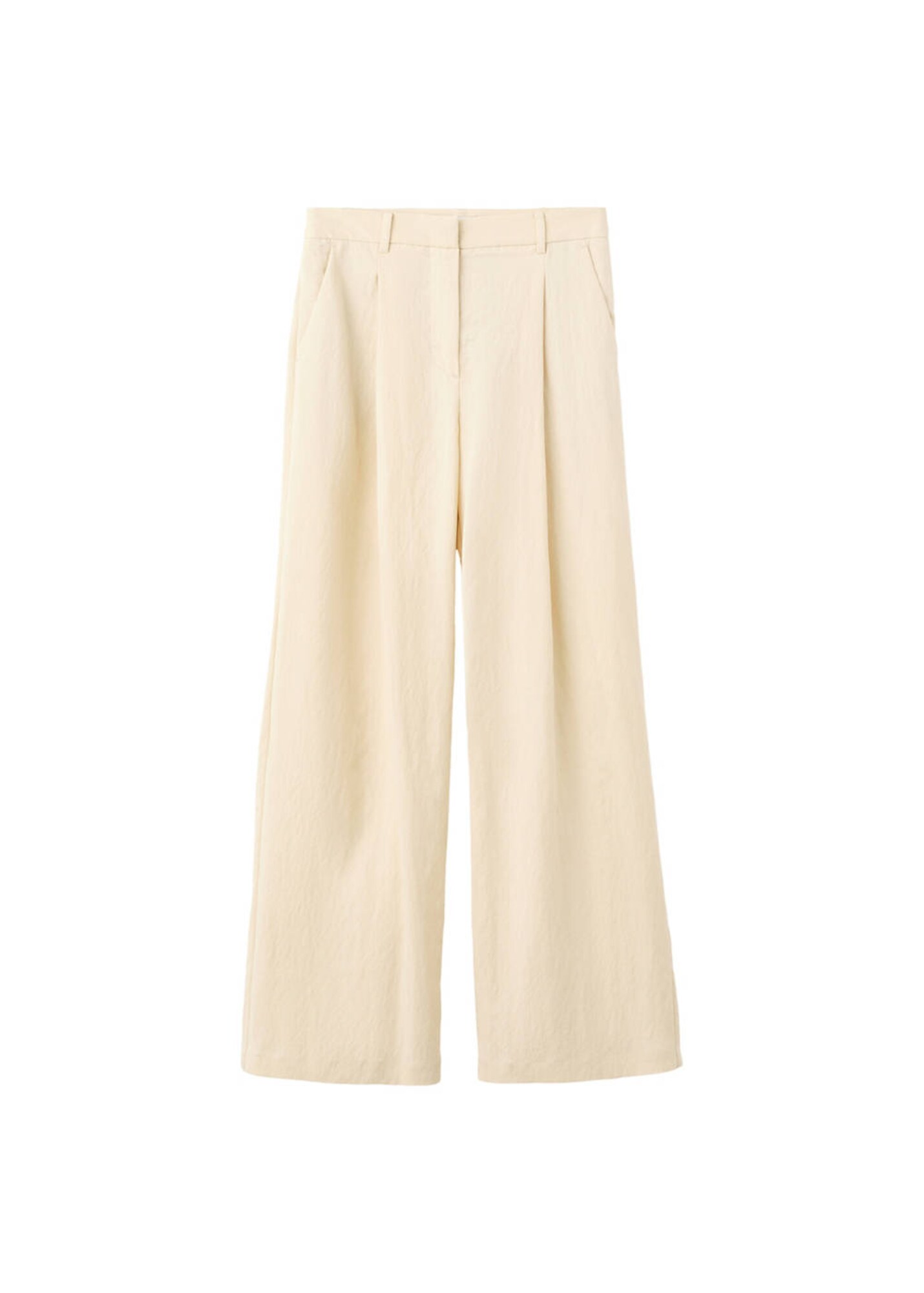 MANGO Pantaloni cu dungă 'Bonnie'  nisipiu