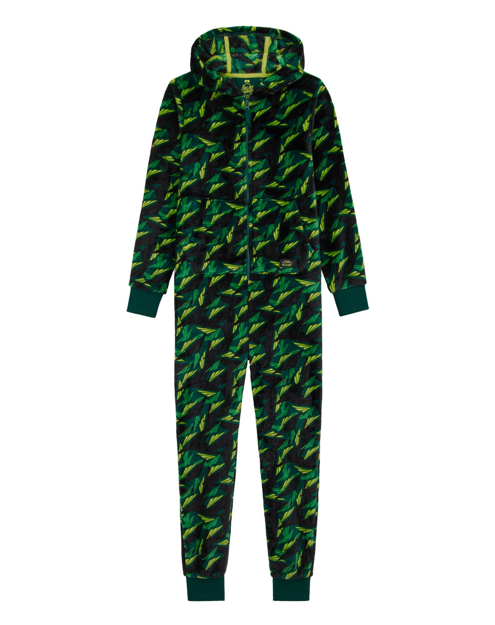 WE Fashion Kezeslábasok  sötétzöld / fekete akciós termékkép 1
