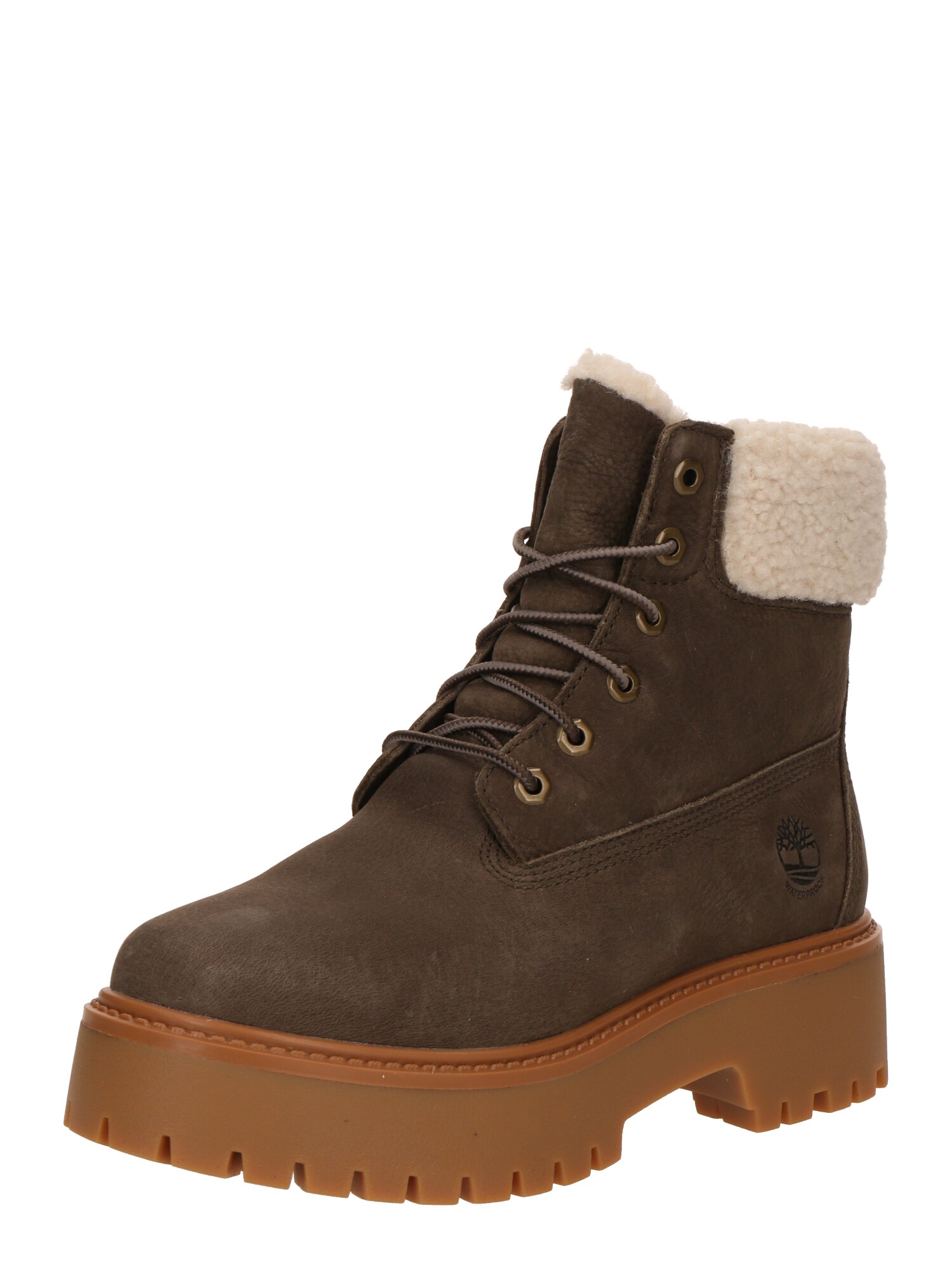 TIMBERLAND Ghete cu șireturi  maro