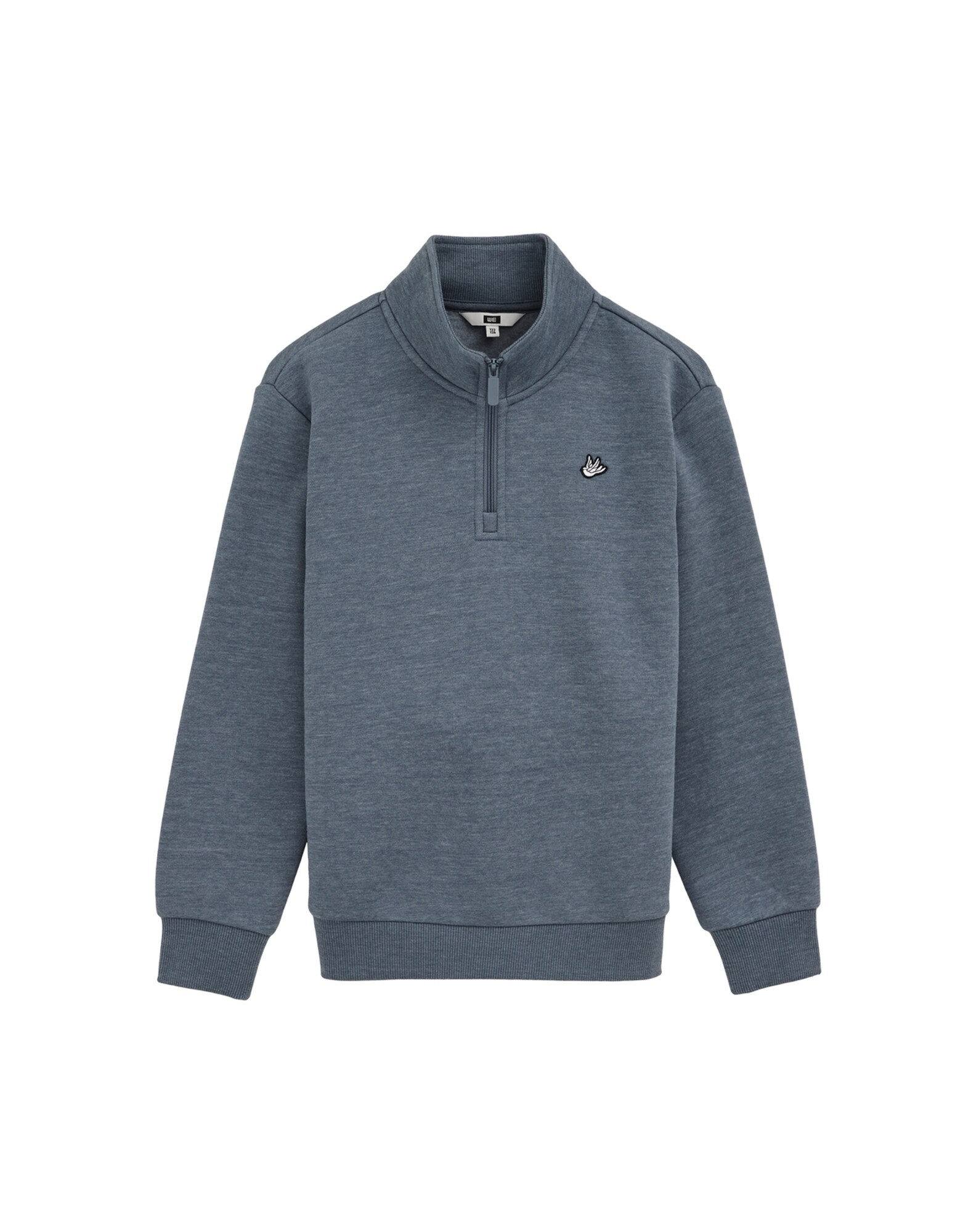 WE Fashion Bluză de molton  albastru deschis