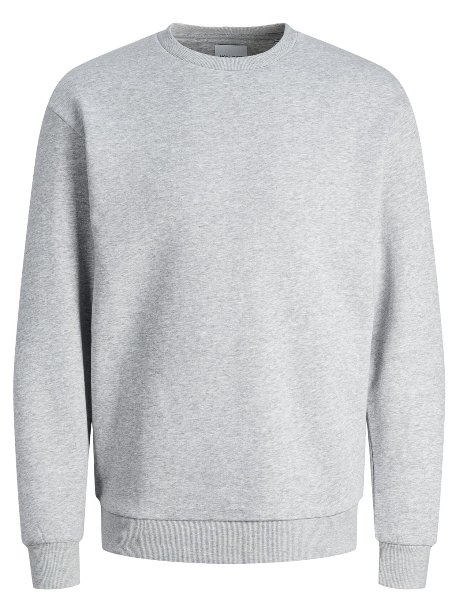 JACK & JONES Bluză de molton Bradley gri deschis