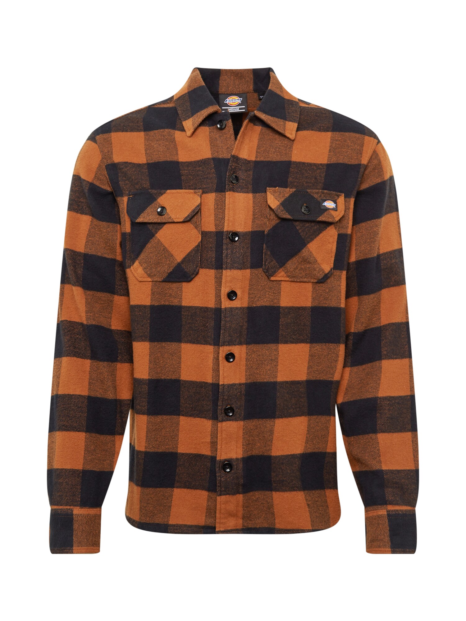 DICKIES Košeľa 'New Sacramento'  koňaková / čierna
