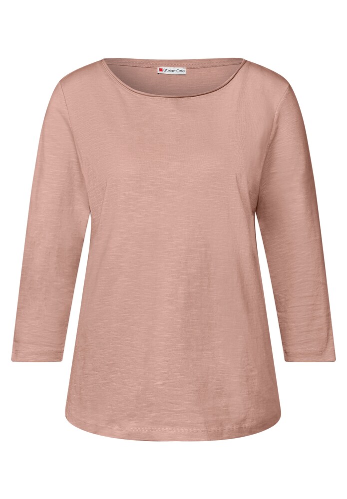 STREET ONE Shirt Damen Größe L pinkmeliert