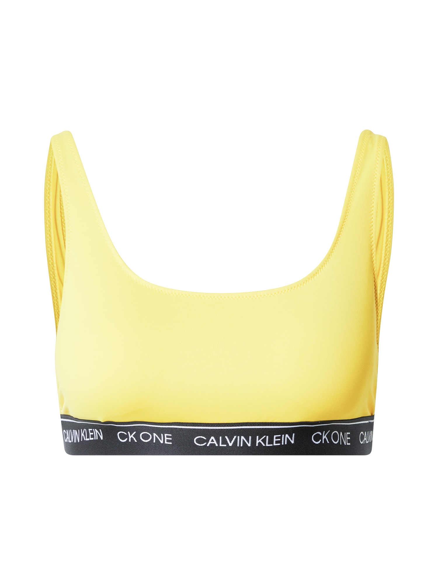 Calvin Klein Swimwear Sutien costum de baie  galben / negru / alb