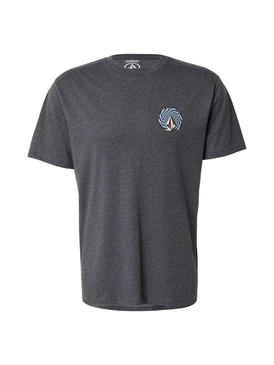 T-shirt 'RINGSTONE' safir / ljusgul