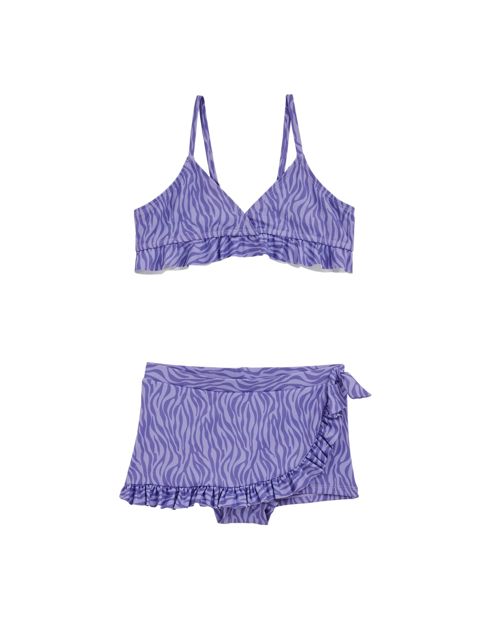 WE Fashion Costum de baie două piese  lila / mov deschis