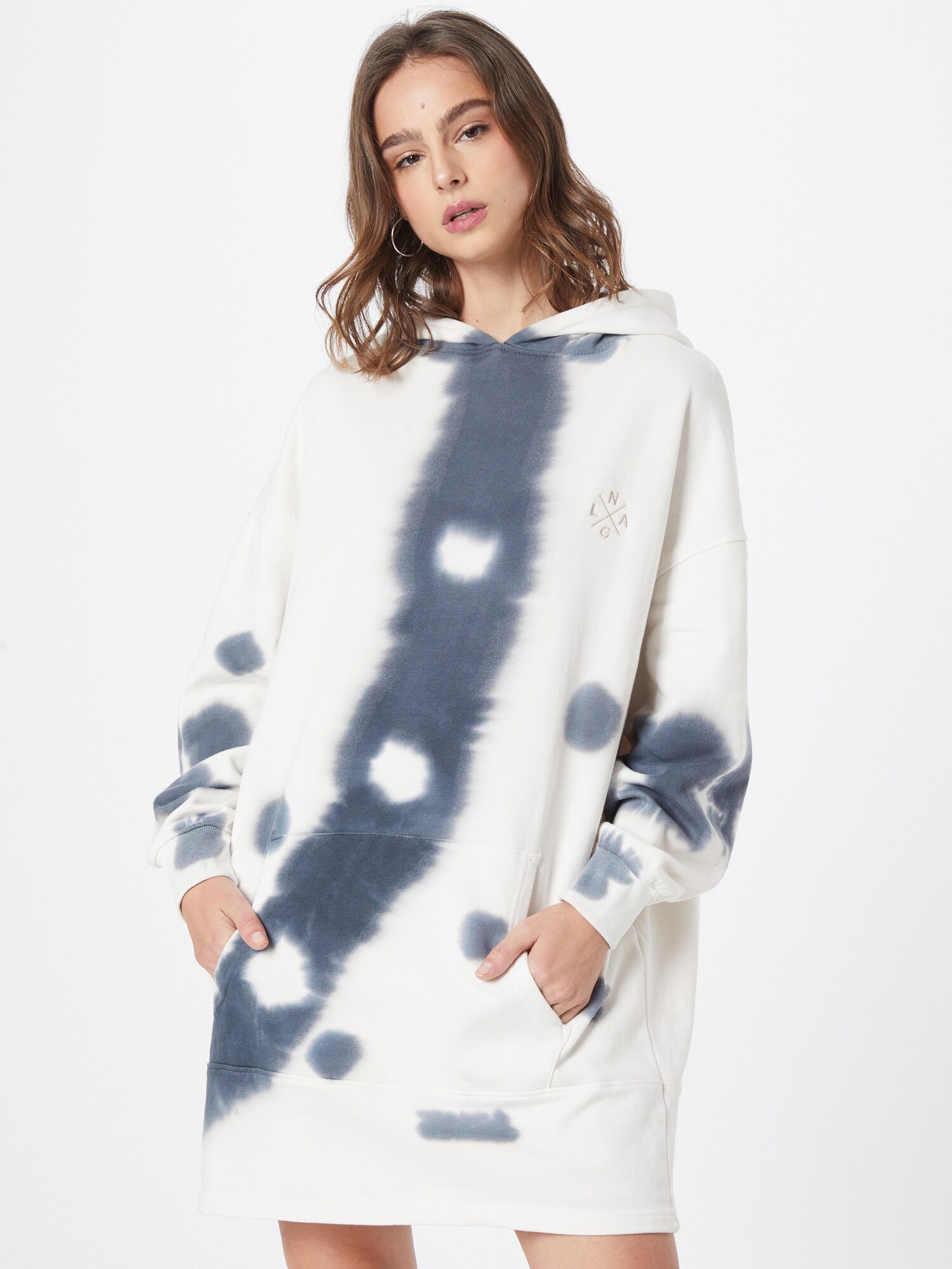 Nasty Gal Ruha  éjkék / természetes fehér termék 2. képe