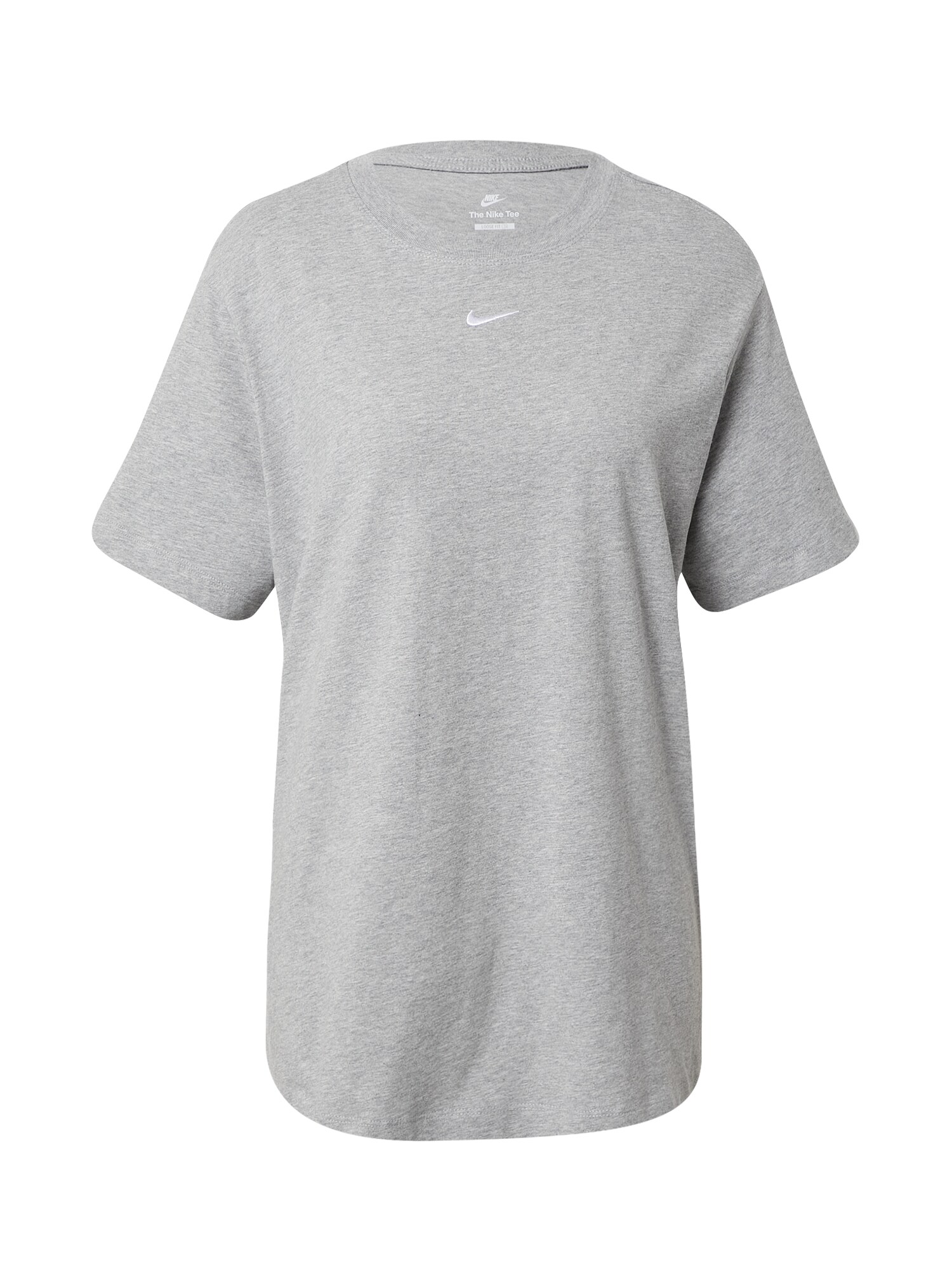 Nike Sportswear Majica 'Essential'  siva melange / bijela