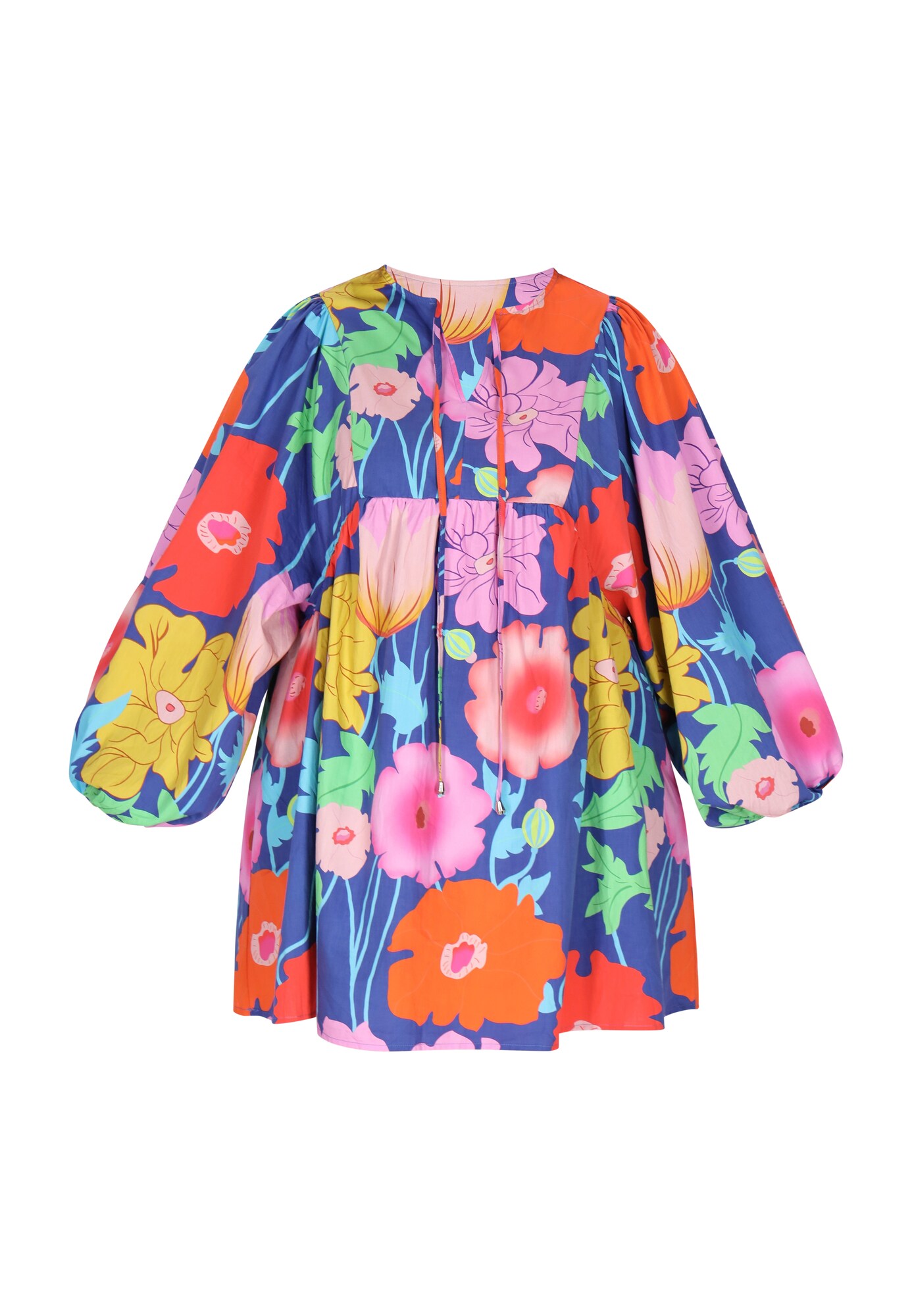 ebeeza Rochie  albastru / verde / mov prună / roșu orange