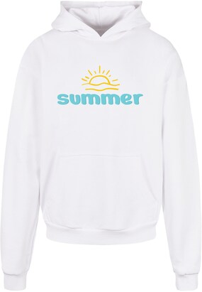 Merchcode Sweatshirt ‘Summer – Sun’ Blauw / Geel / Wit