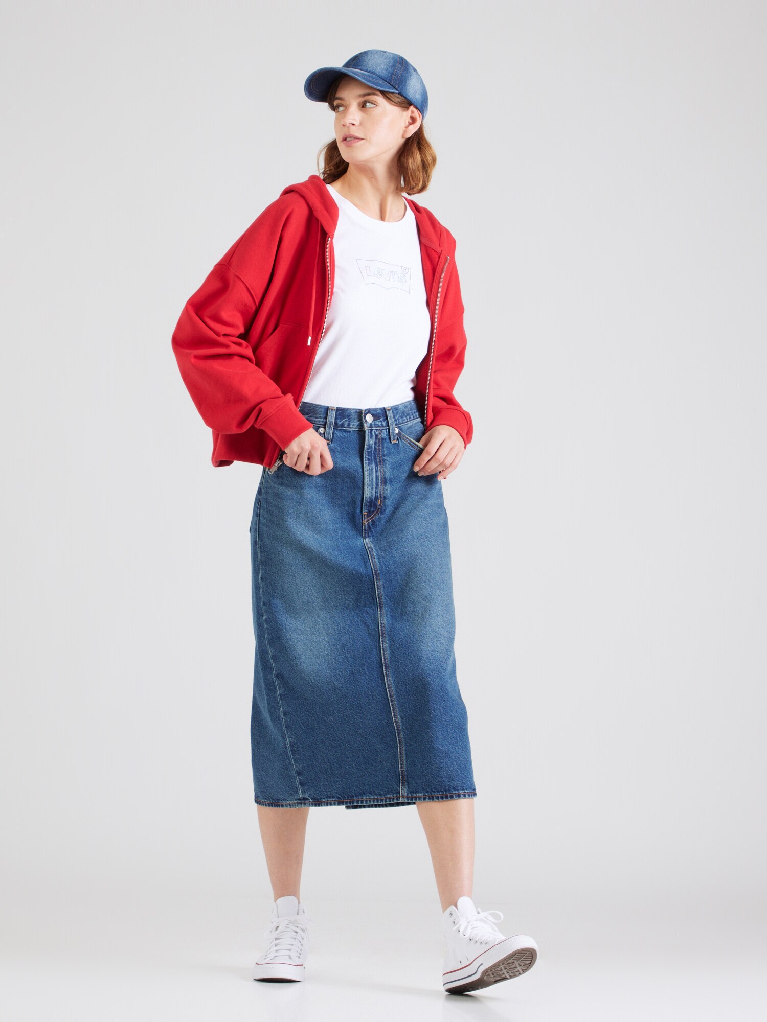 Thumbnail - Rock 'High Rise Back Slit Skirt'