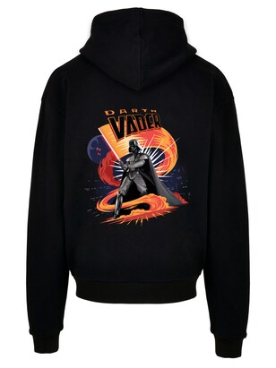 F4NT4STIC Sweatshirt ‘Star Wars Darth Vader Swirling Fury Vintage’ Gemengde kleuren / Zwart