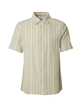 DAN FOX APPAREL Overhemd ‘Ole’ Beige / Sand / Wit