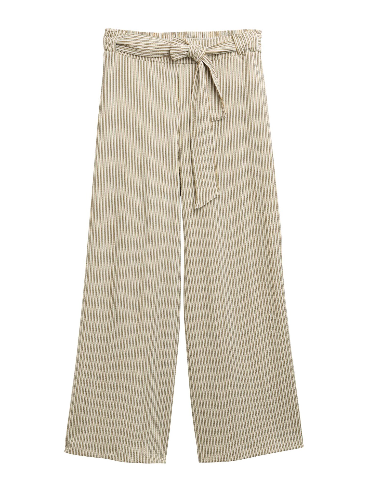 TOM TAILOR DENIM Nadrág  karamell / pasztellzöld / fehér akciós termékkép 1