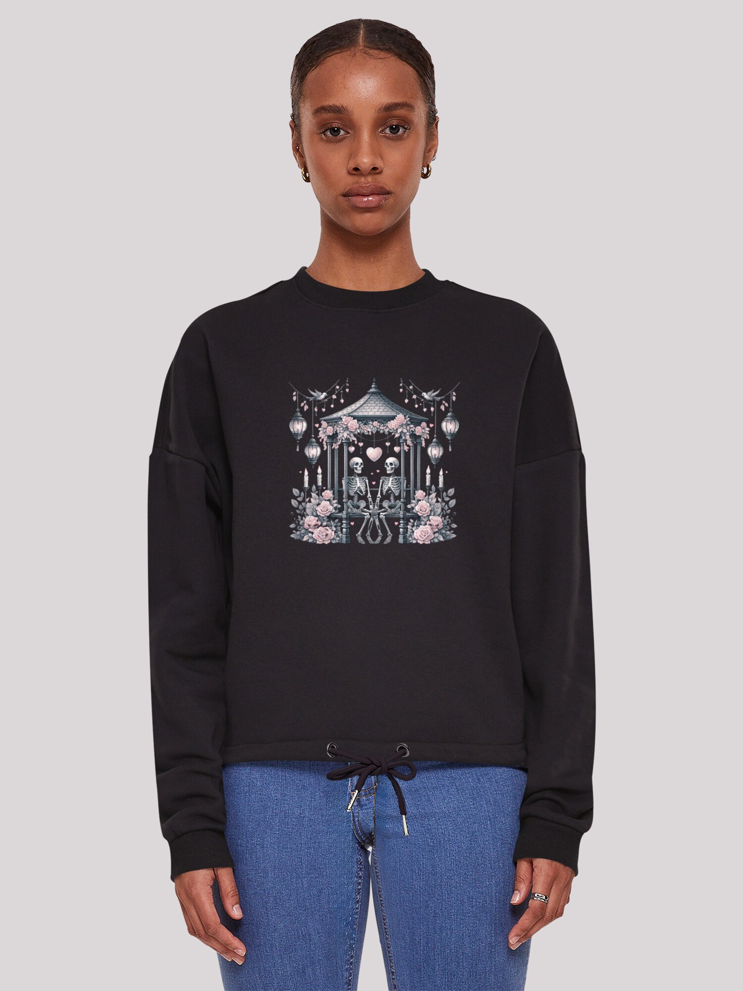 Thumbnail - F4NT4STIC Sweatshirt Skelett Paar Valentinstag