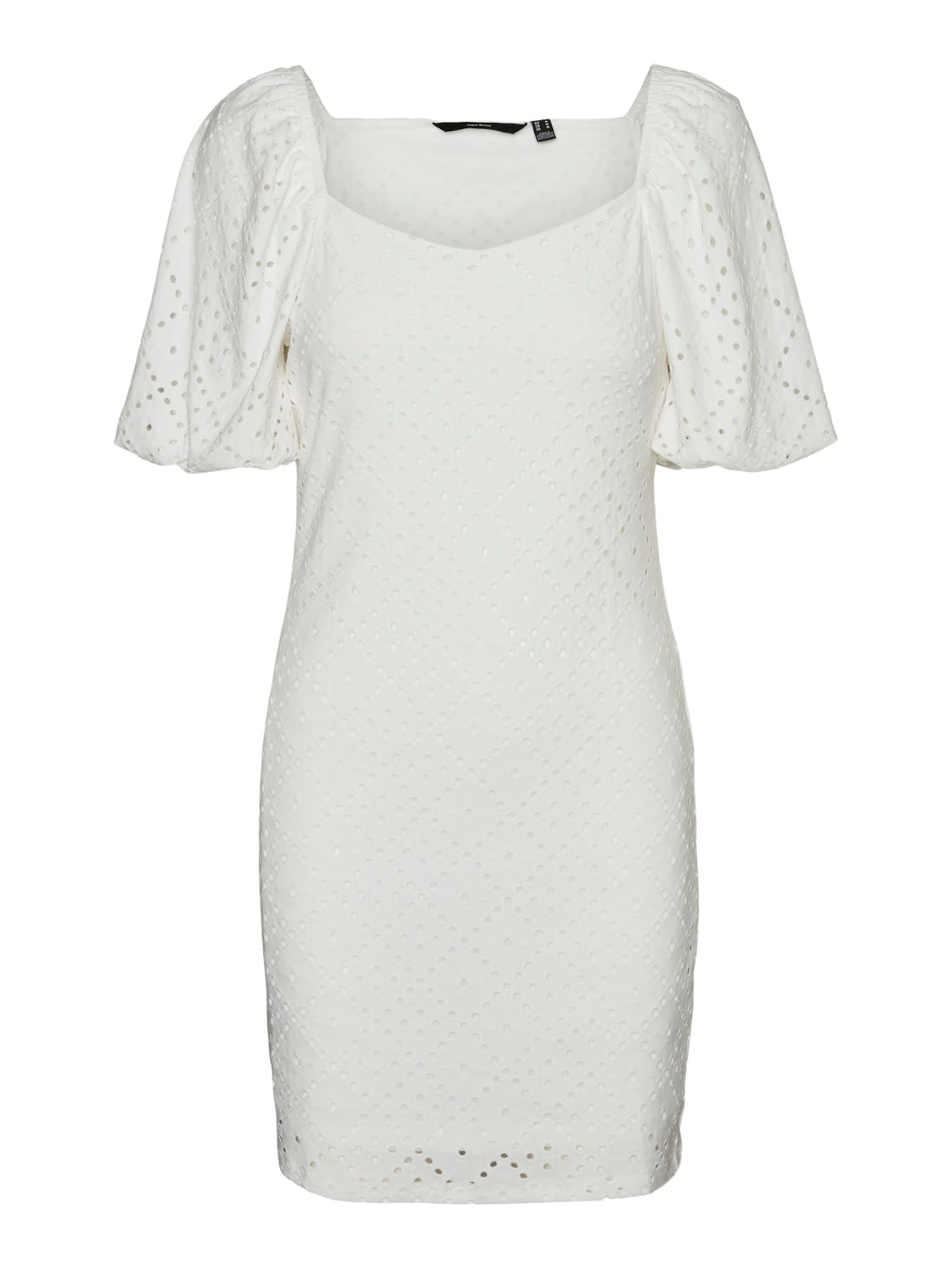 VERO MODA Vestido  aqua / branco natural
