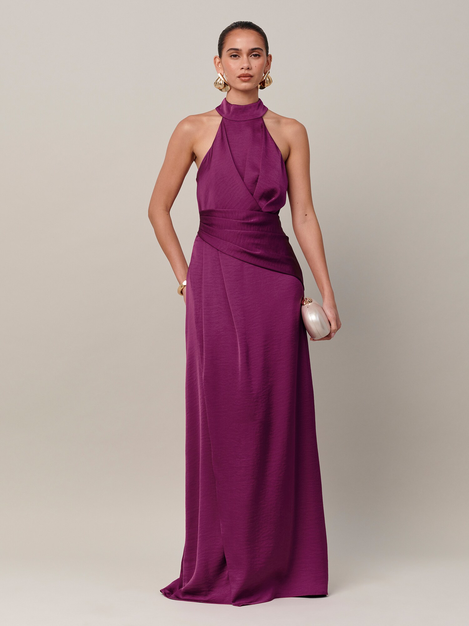 Sável Rochie de seară Rose magenta