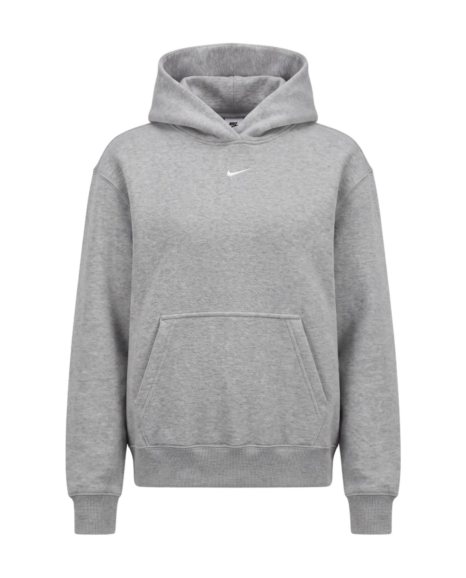 Nike Sportswear Bluză de molton Studio Fleece gri piatră / alb
