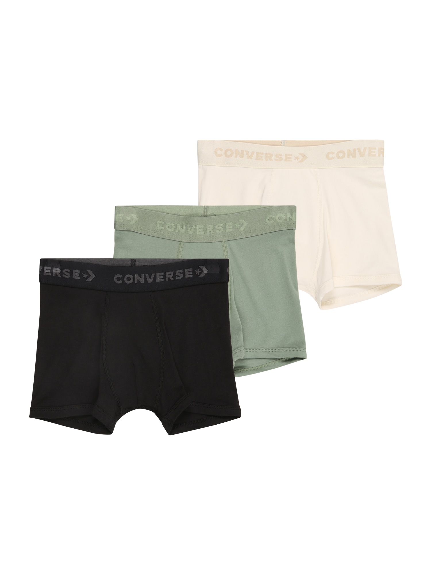 CONVERSE Chiloţi 'CLASSIC'  bej deschis / verde / negru