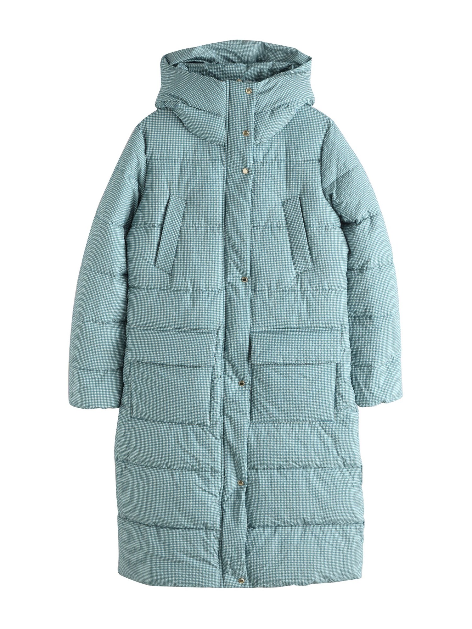 Next Palton de iarnă  verde petrol / alb