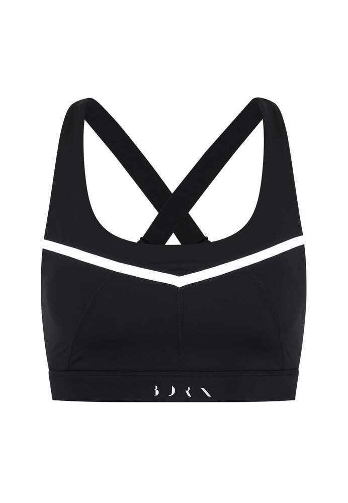 Born Living Yoga Top 'Luna' Damen Größe XL schwarz / weiß